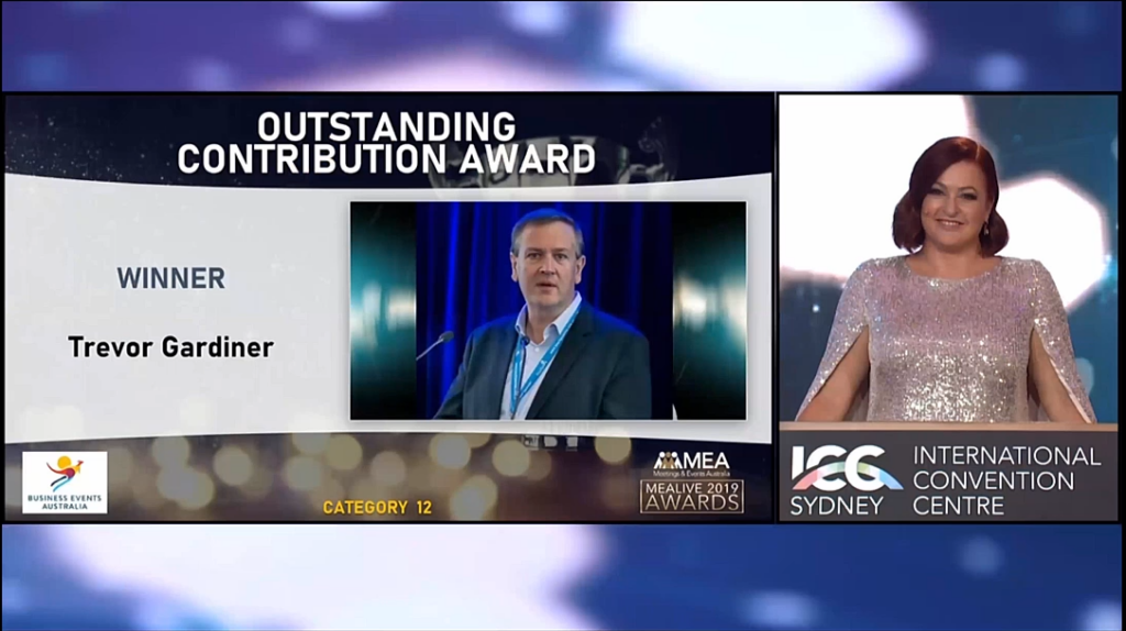 MEA 2019 Outstanding Achievement Award Trevor Gardiner