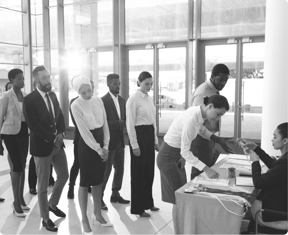Is your current check-in experience manual, slow and inefficient Is your current check-in experience manual, slow and inefficient