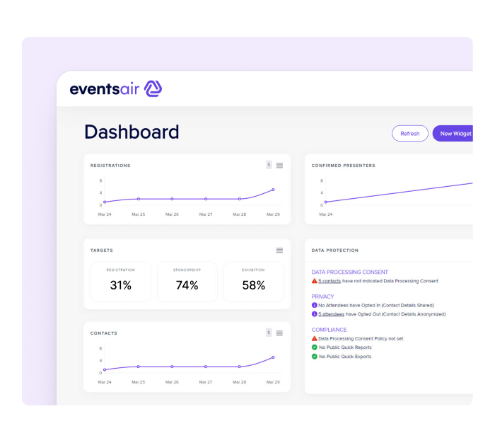 Track the event metrics that matter with EventsAir