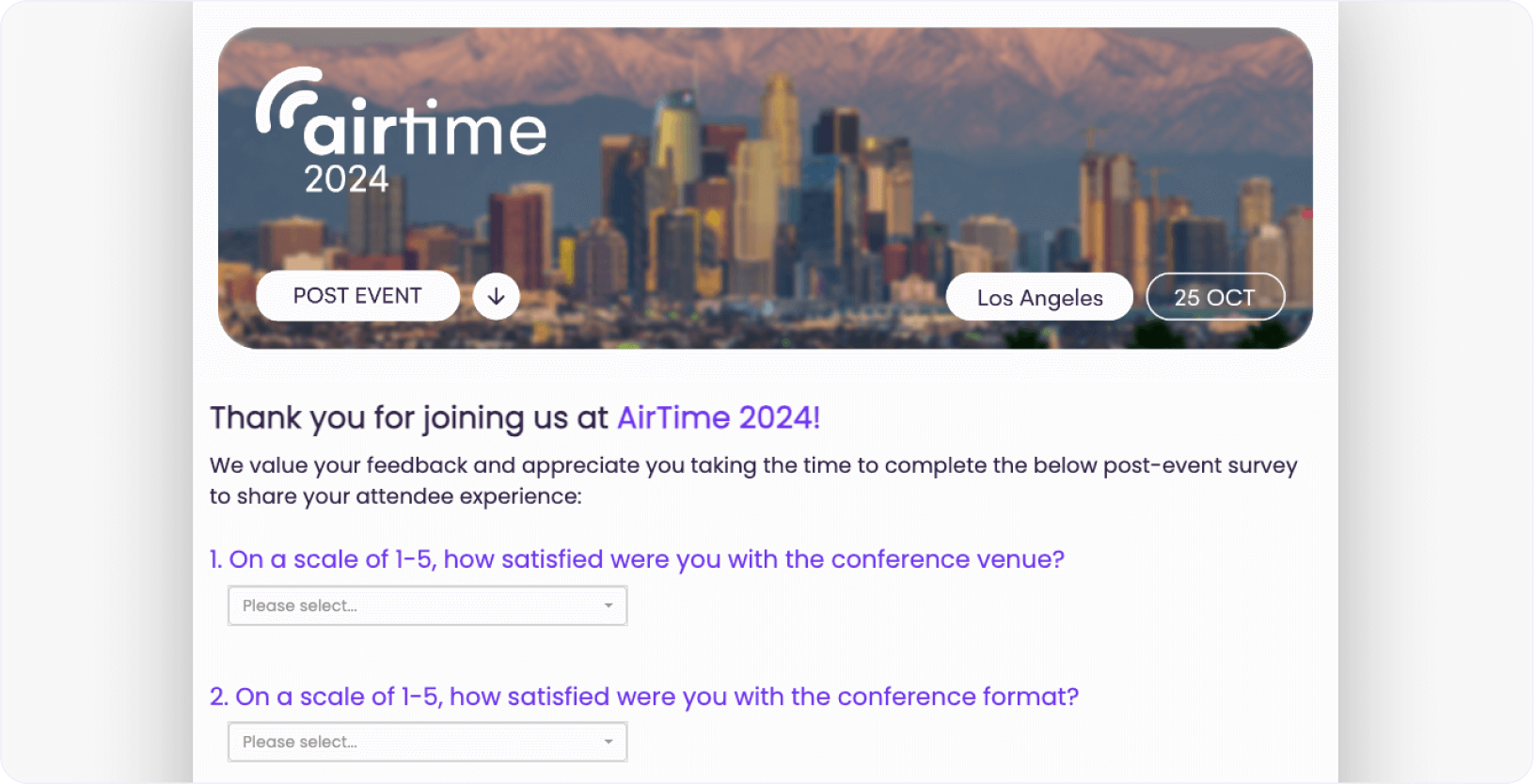 We Tried the Best Event Survey Software for 2024 | EventsAir