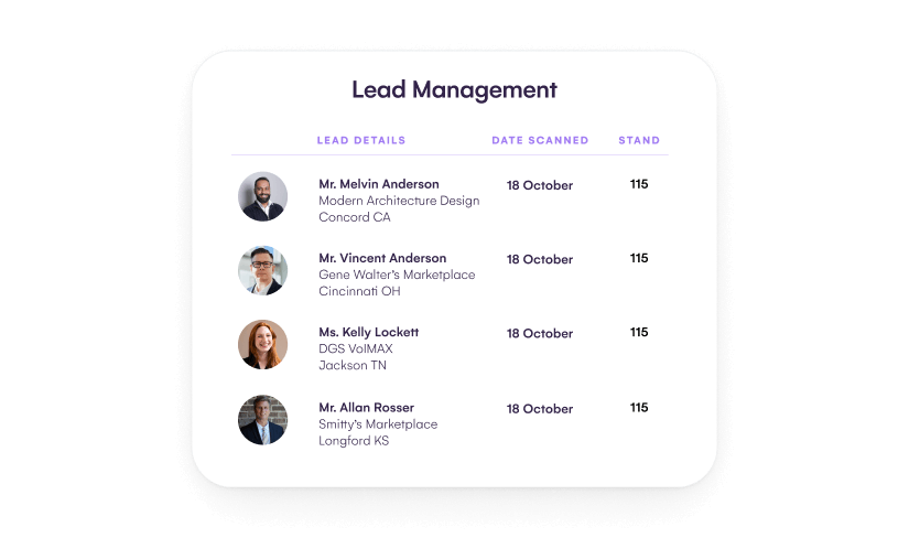 Actionable lead management with EventsAir (1)