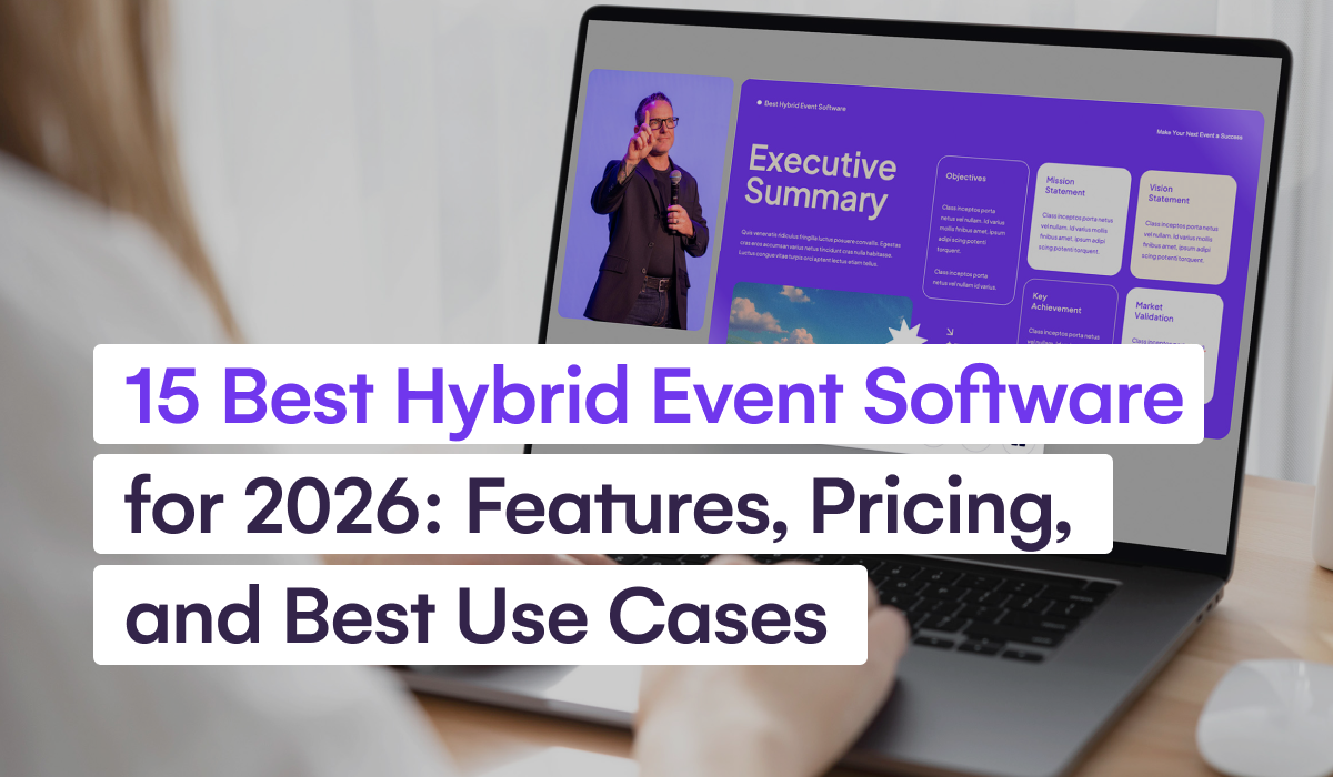 15 Best Hybrid Event Software for 2026_ Features, Pricing, and Best Use Cases