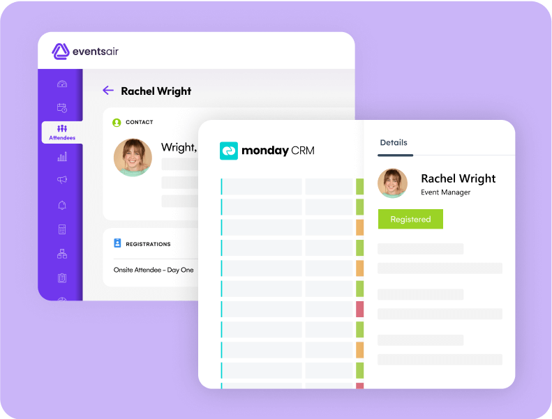 Eliminate manual tasks and errors – monday CRM x EventsAir integration