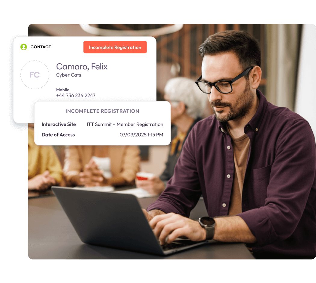Recover incomplete registrations with Registration Recovery from EventsAir