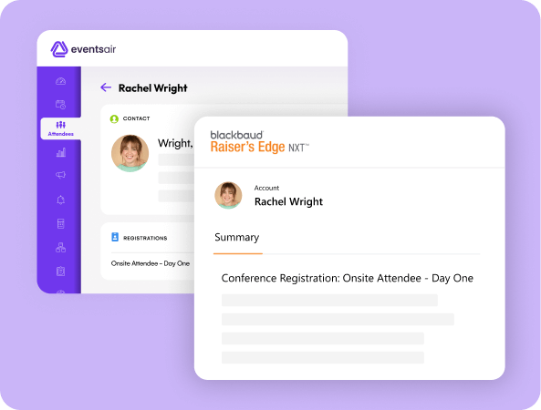 Eliminate manual tasks and errors – Blackbaud Raisers Edge NXT x EventsAir integration