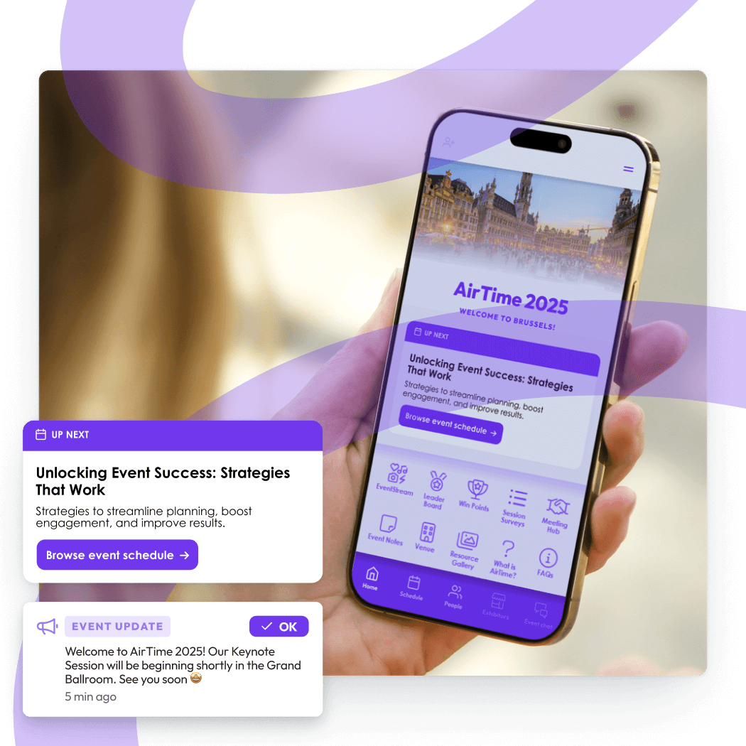 Event Engagement Software – Custom Event App – EventsAir