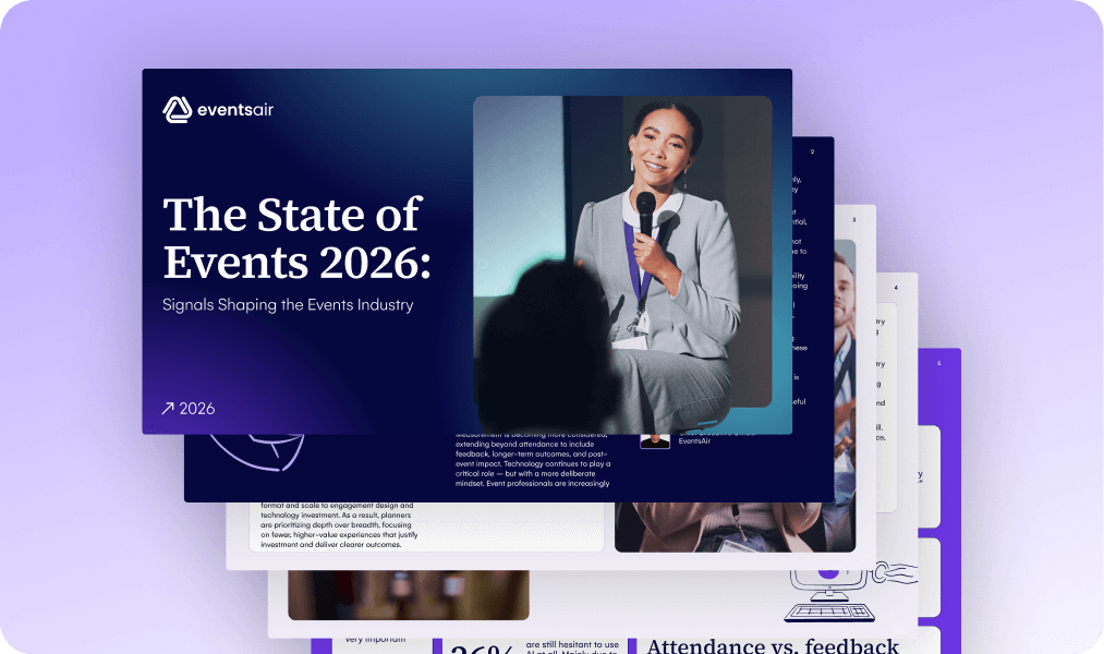 EventsAir Feature Resource - State of Events 2026 from EventsAir – Free industry report download