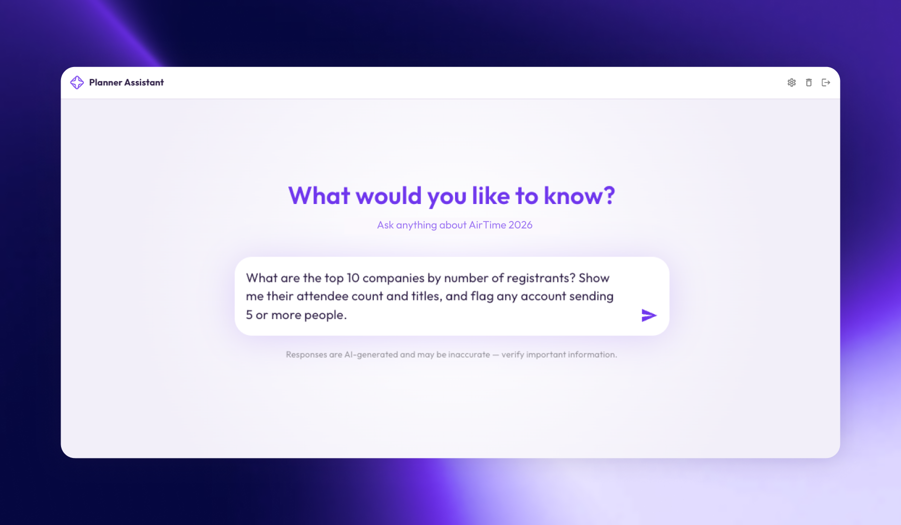 EventsAir Launches Planner Assistant, Built-In Intelligence That Turns Event Data Into Instant Insight and Action