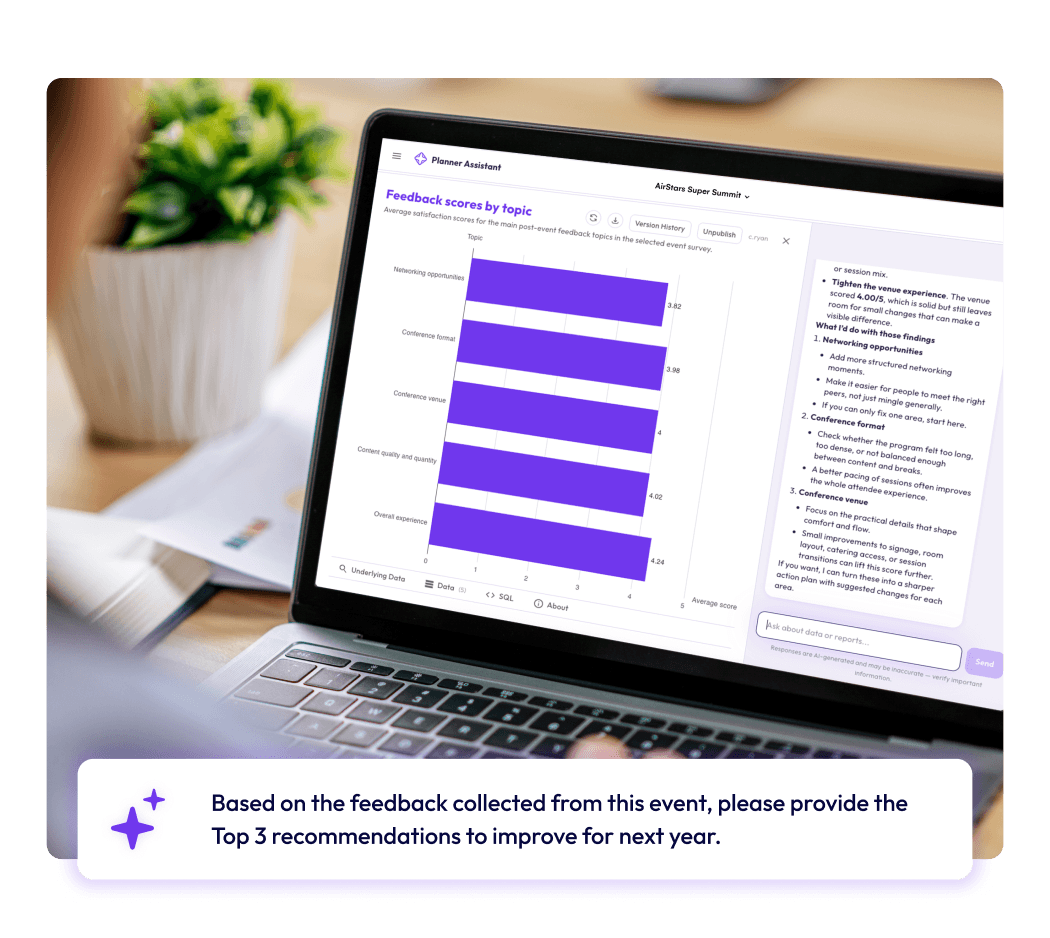 Planner Assistant – Air Intelligence – Unlock the full power of your event data